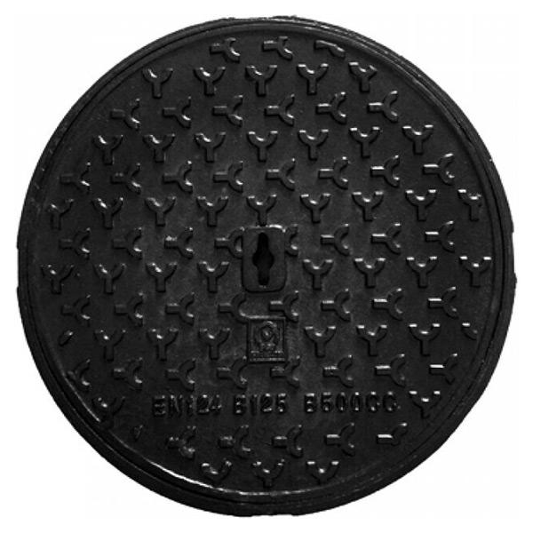 Κάλυμμα Φ500 B125 Μαντεμένιο φρεατίου υδρομετρητή (ΕΥΔΑΠ)