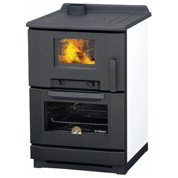 Calorex 100 Μαντεμένια Ενεργειακή Σόμπα-Κουζίνα Ξύλου (μασίνα) 10kW Plamen