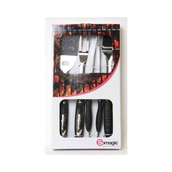 Σετ 4 εργαλείων BBQ soft touch