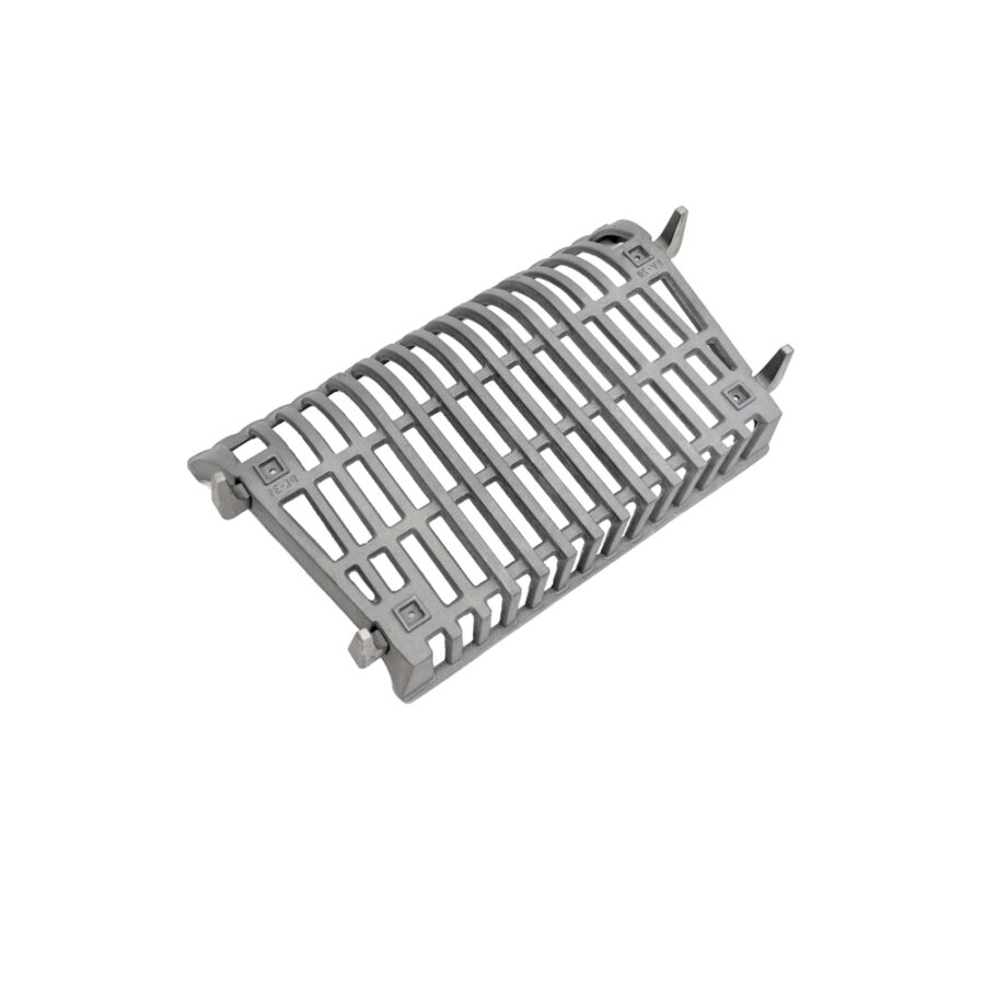 Σχάρα Τζακιού 68X39X15 Μαντεμένια με αποσπώμενα πλαϊνά πόδια στήριξης - Image 2