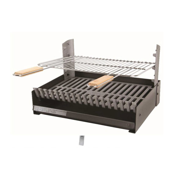 Insert Lux Grilloir μαντεμένια σχάρα ξύλων τζακιού - ψησταριά Somagic