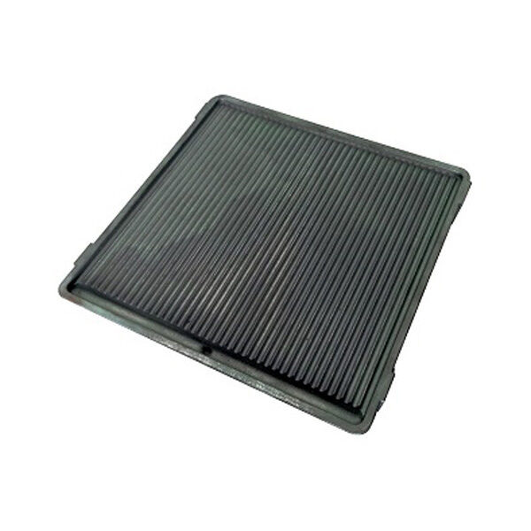 ΜΑΝΤΕΜΕΝΙΑ (cast iron) ΠΛΑΚΑ ΨΗΣΙΜΑΤΟΣ ΜΕ ΡΑΒΔΩΣΕΙΣ