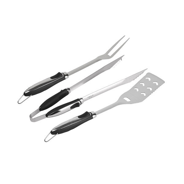 Σετ ποδιάς και εργαλείων ψησίματος (Ποδιά-Πηρούνα-Λαβίδα-Σπάτουλα)