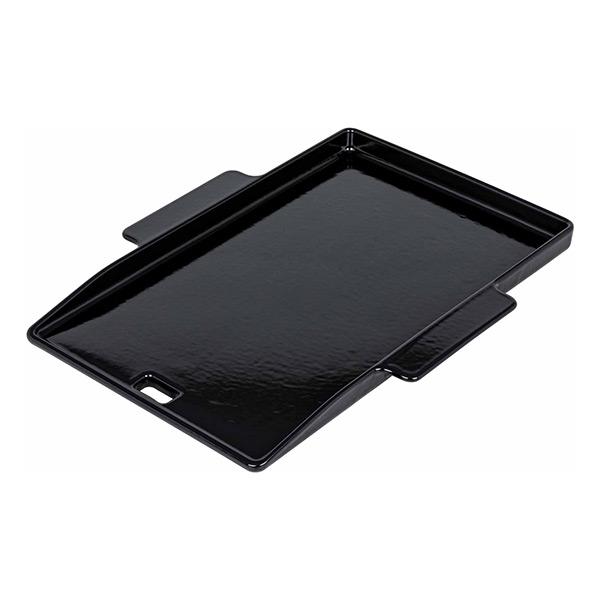 Μαντεμένια πλάκα ψησίματος 36×22 cm με χερούλια και Λιποσυλλέκτη Somagic