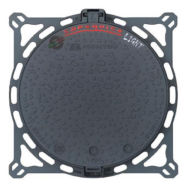 Μαντεμένιο κάλυμμα φρεατίου 75X75 ΜΟΝΤΙΝΙ COPERNICO LIGHT 750Q Κλάσης Β125