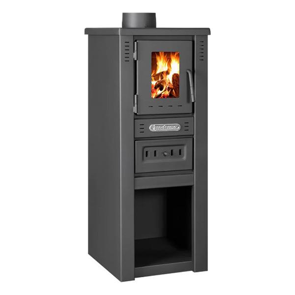 Pro-termo LAVA Basic Glass Χαλύβδινη Σόμπα Ξύλου 6kW