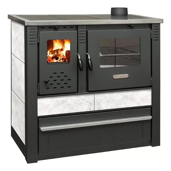 Pro-termo PANONIA Right Outlet Χαλύβδινη Σόμπα Ξύλου κουζίνα 10,5kW