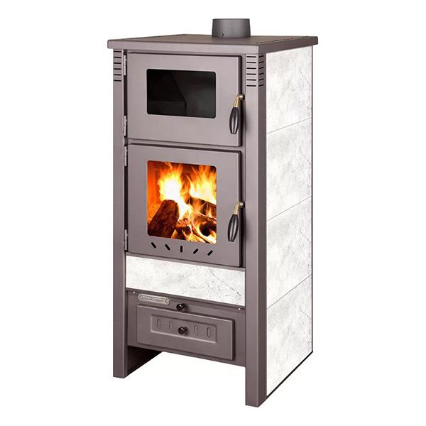 Pro-termo TAURUS Ceramic Χαλύβδινη Σόμπα Ξύλου με φούρνο 12kW