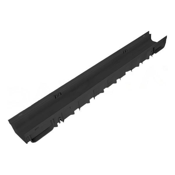 Πλαστικό κανάλι 130Χ75X1000 mm PE-HD PEGASUS PLUS Μαύρο