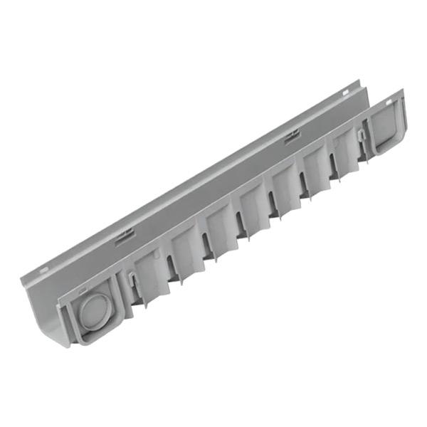 Πλαστικό κανάλι 130Χ120X1000 mm PE-HD PEGASUS PLUS Γκρί