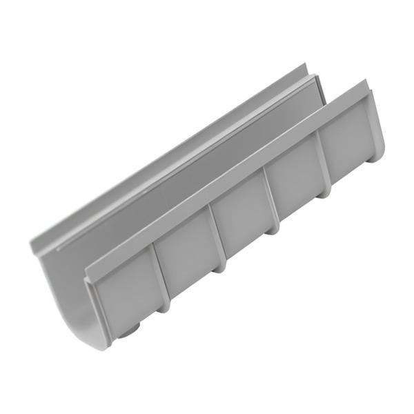 Πλαστικό κανάλι κοντό 130Χ140X500 mm PE-HD PEGASUS Γκρί