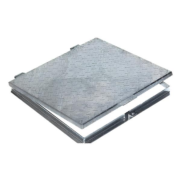 Γαλβανιζέ ανοιγόμενα καλύμματα με μεντεσέ & χερούλι