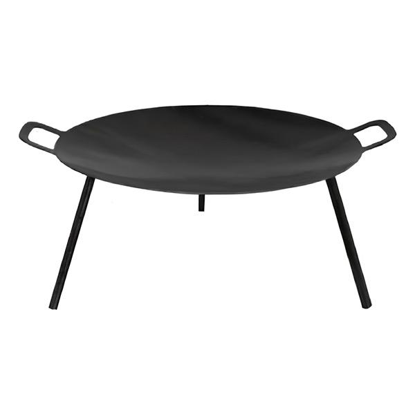 Ατσάλινη πλάκα ψησίματος Φ40 Φ50 Φ60 cm με πόδια